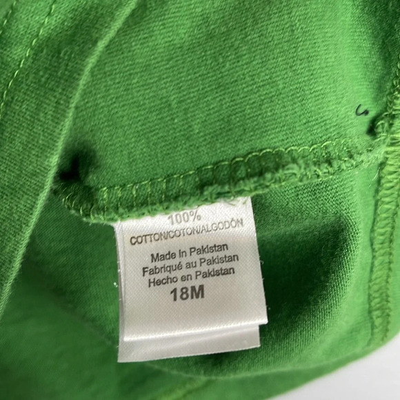 JOHN DEERE I’m the Little Brother Green Graphic Crewneck Tee Size 18M - Picture 5 of 9